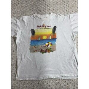 Vintage Holiday Inn Aruba Beach Resort & Casino Souvenir Tee Shirt Size 2XL